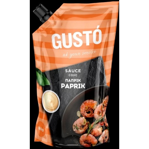 СОУС GUSTO PAPRIK 180 Г СОУС GUSTO PAPRIK 180 Г